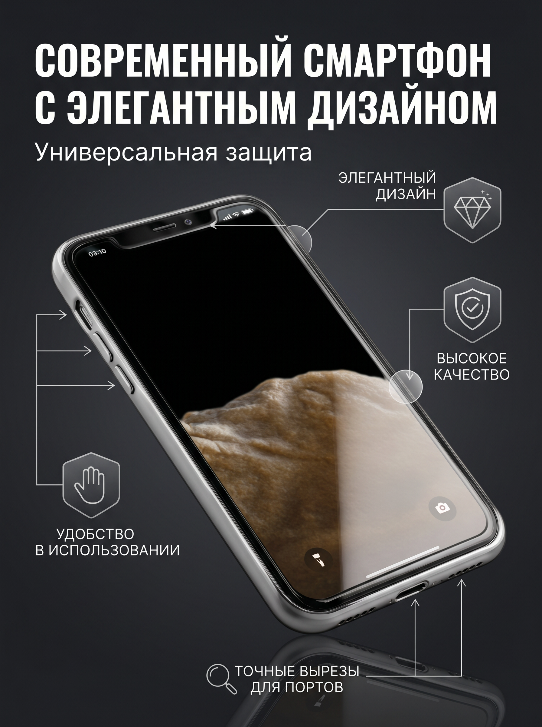 Телефон: карточка после генерации