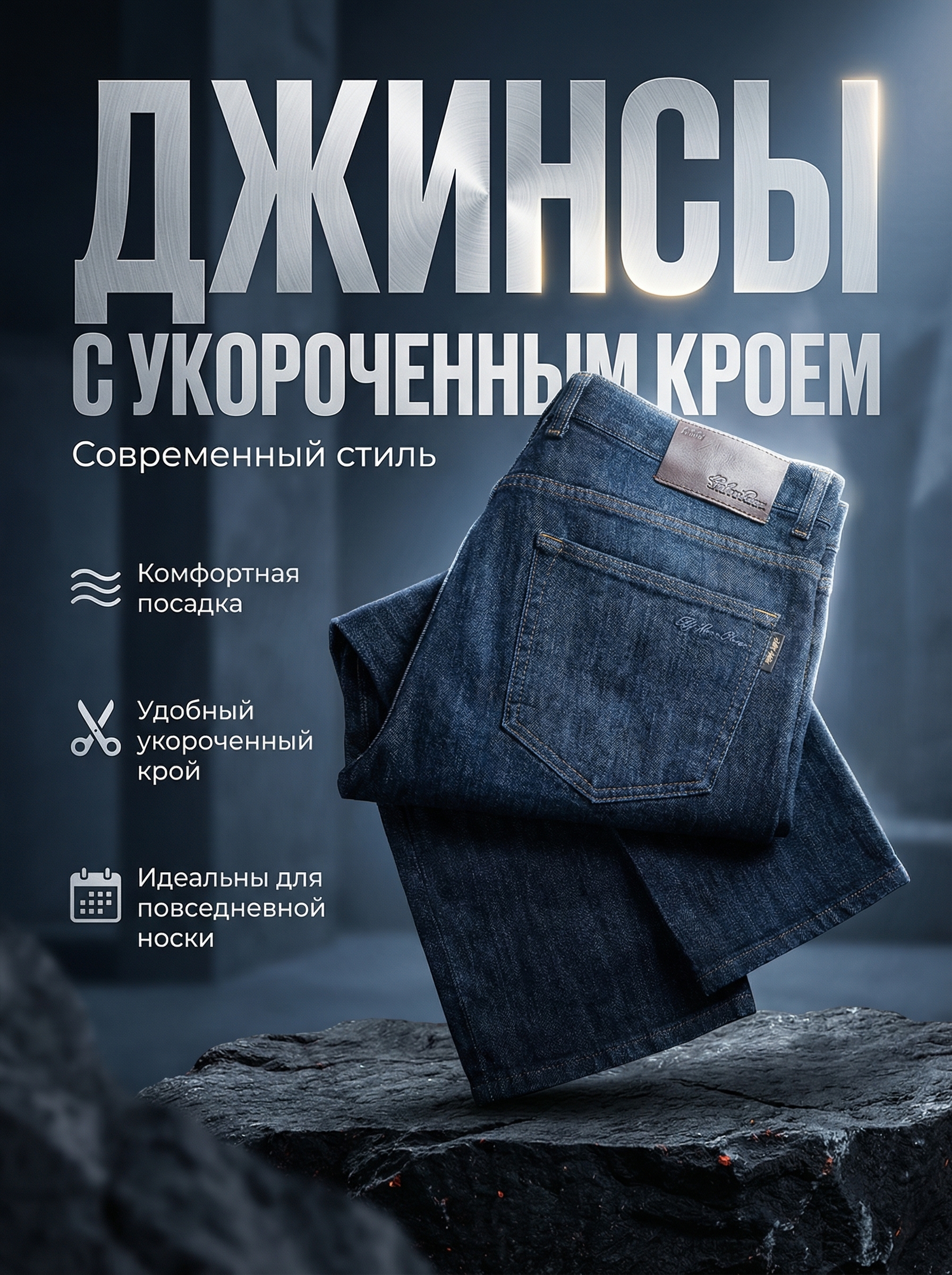 Джинсы: карточка после генерации